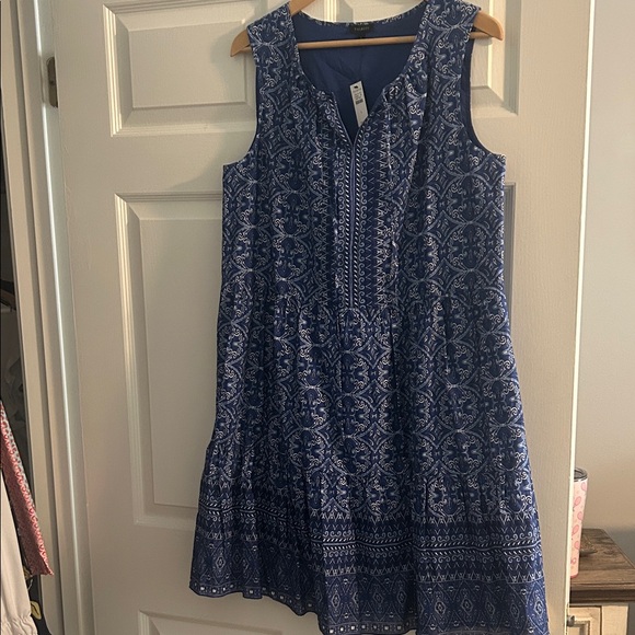 NWT! Voile Swing Dress by Talbots - Picture 3 of 11
